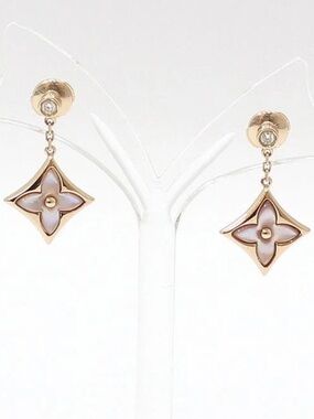Louis Vuitton Color Blossom 18k Yellow Gold and Mother Of pearl BB star